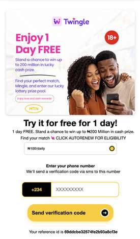 NG Twingle Scienlab 2ClickFlow MTN , Wifi Nigeria 2